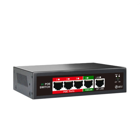 PIX-LINK Ethernet Hub 4 Ports POE
